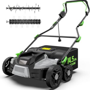 Limited Time Deals 27% Off on 16-Inch 15.5 Amp 2-in-1 Electric Dethatcher and Scarifier