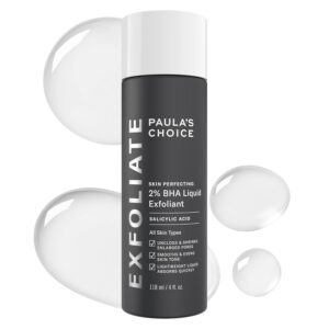 Limited Time Deals 20% Off on 2% BHA Liquid Salicylic Acid Exfoliant-Facial Exfoliant for Blackheads