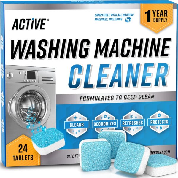 Limited Time Deals 42% Off on Washing Machine Cleaner Descaler 24 Pack