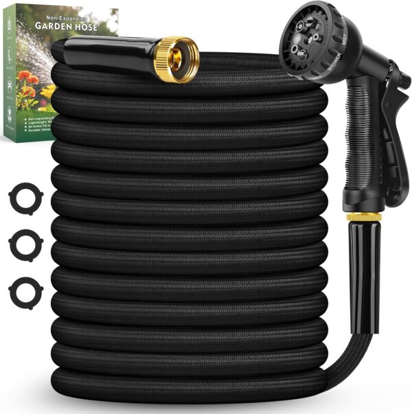 Limited Time Deals 28% Off on Garden Hose 100FT, Non-Expanding, Lightweight Hose