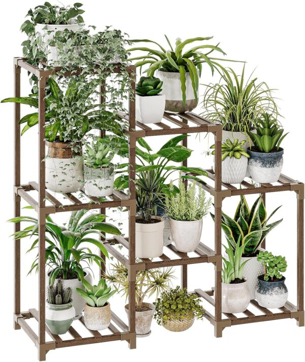 Limited Time Deals 44% Off on Bamworld Plant Stand Indoor Plant Shelf